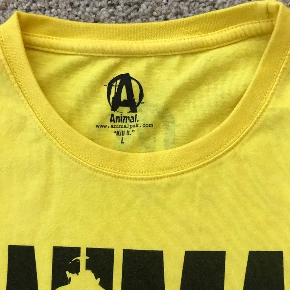 Animal Pak Iconic Yellow t-shirt. Size large. Excellent condition! - Picture 3 of 9